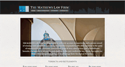 Desktop Screenshot of mathewslawgroup.com